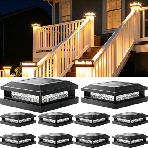 Solar post cap light colors - post,