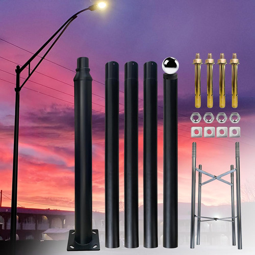 Street light pole outdoor 16ft - street,