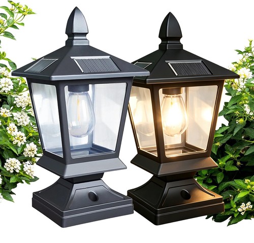 2pks solar post lights dusk - solar,