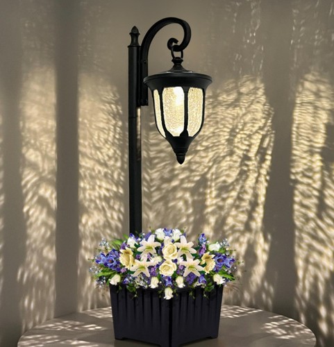 Solar lamp post - lamp, with
