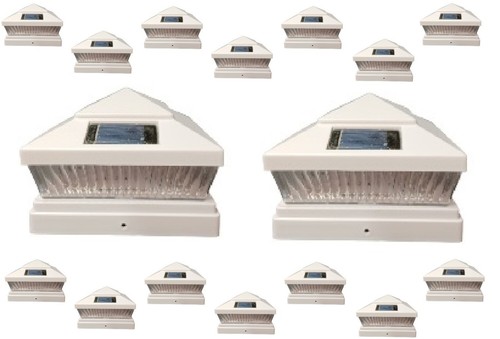 Solar post cap light pcs - solar, 16