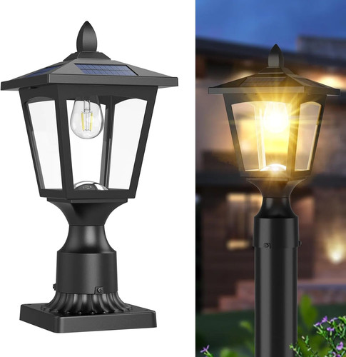 Solar post lights - post, dusk
