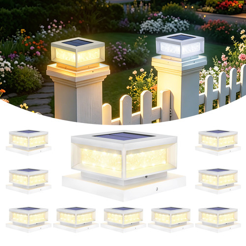 Solar post cap lights - solar,